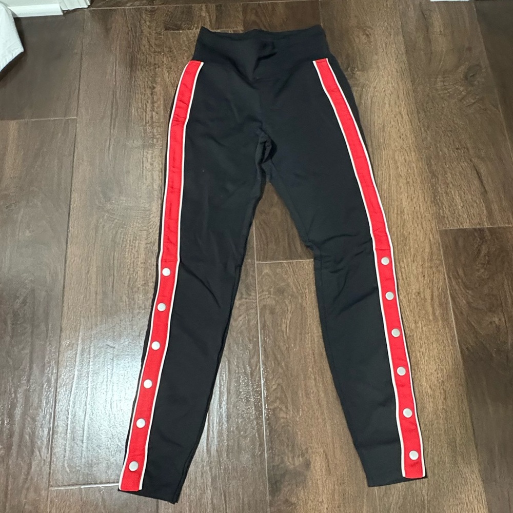 Express Black and Red Leggings
